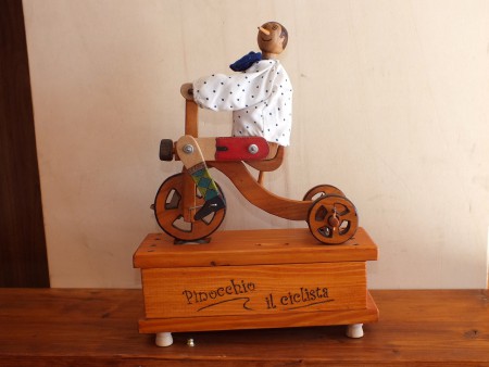 Pinocchio il ciclista